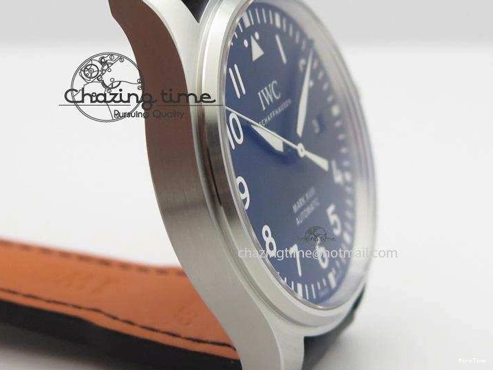 MIROTIME 0313 Mark XVIII IW327001 V6F Best Edition Black Dial On Black Leather Strap A Tailored 7307